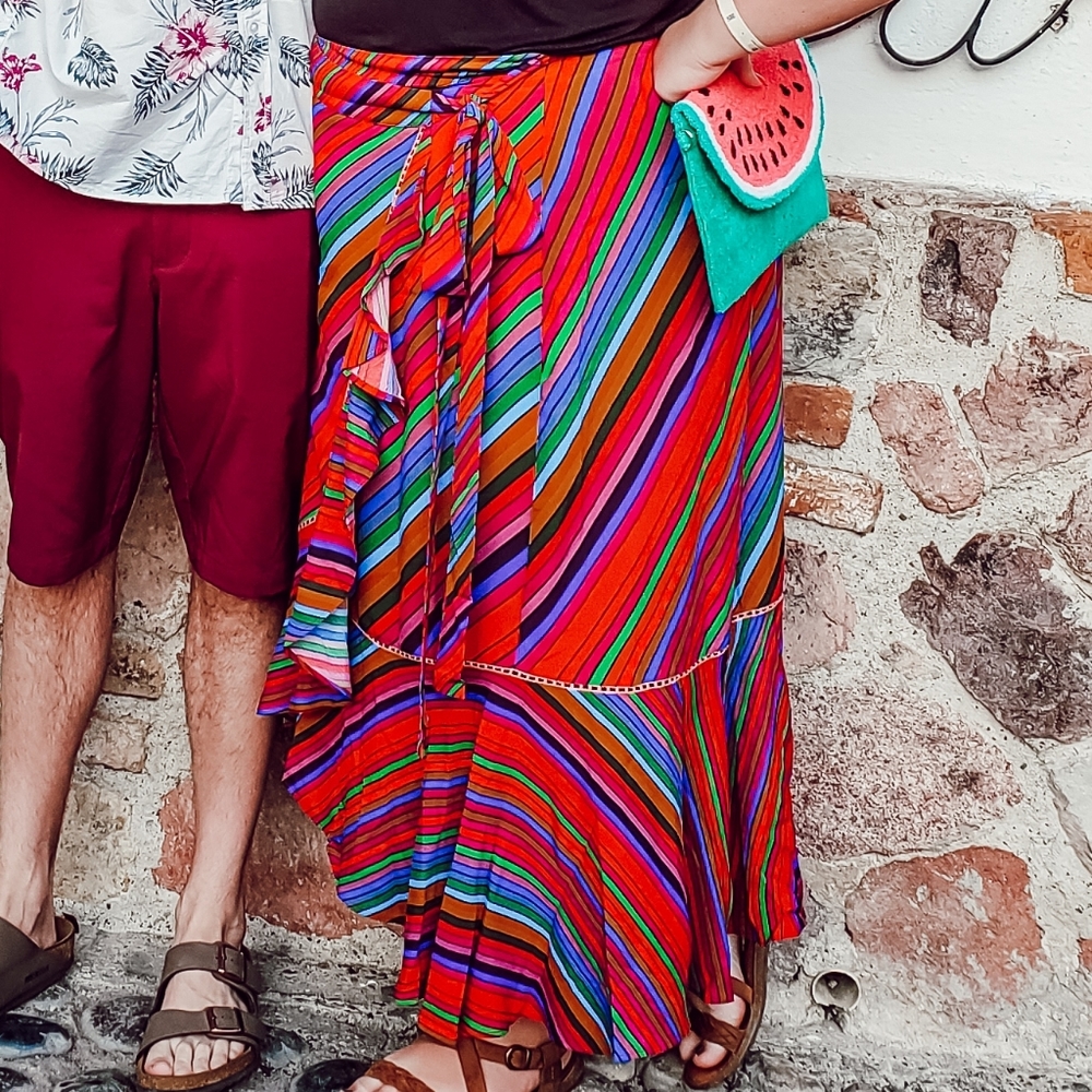 Anthropologie/Conditions Apply Midi Skirt